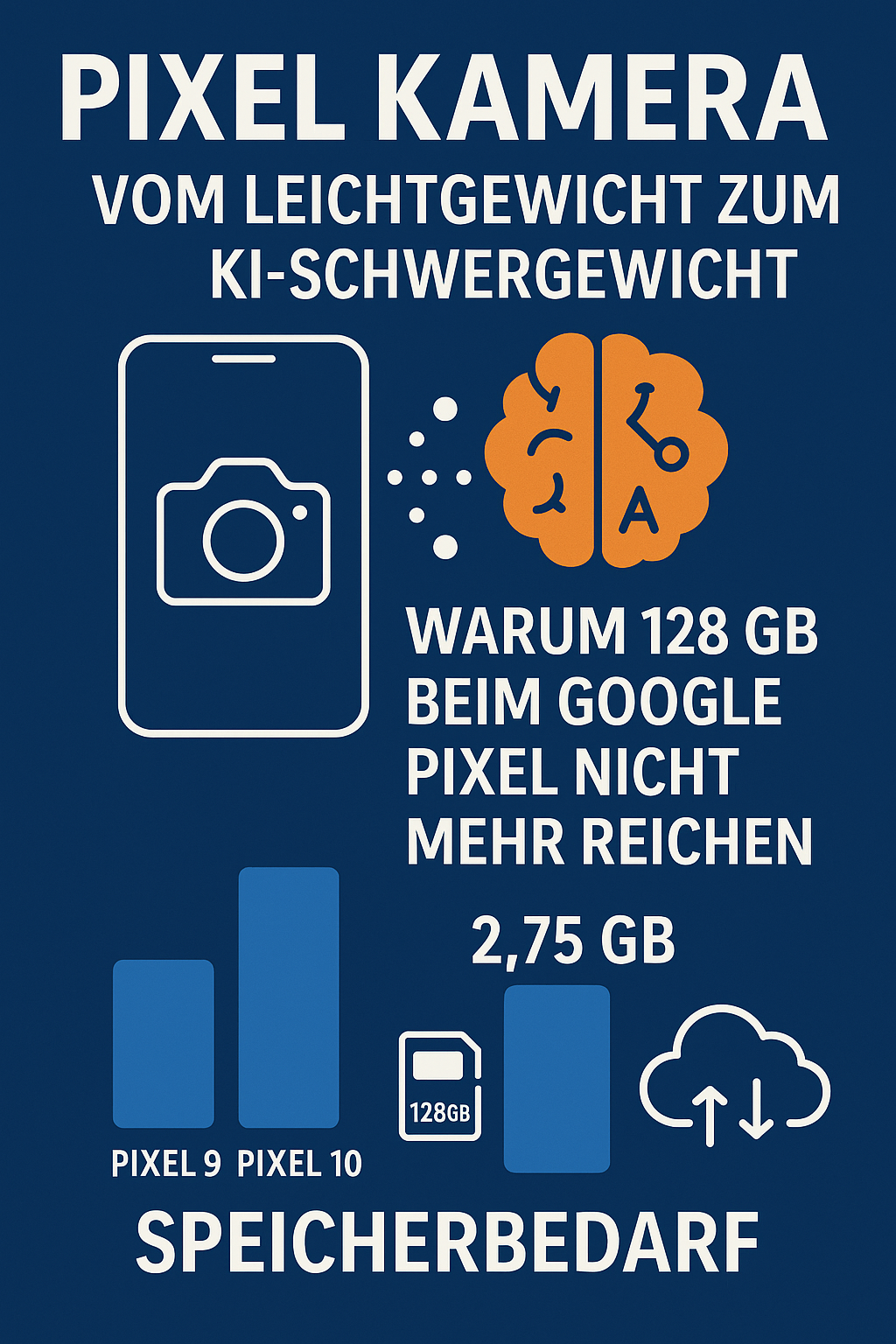Google Pixel: KI macht die Kamera-App zum Speicherfresser – 128 GB sind längst nicht mehr zeitgemäß
