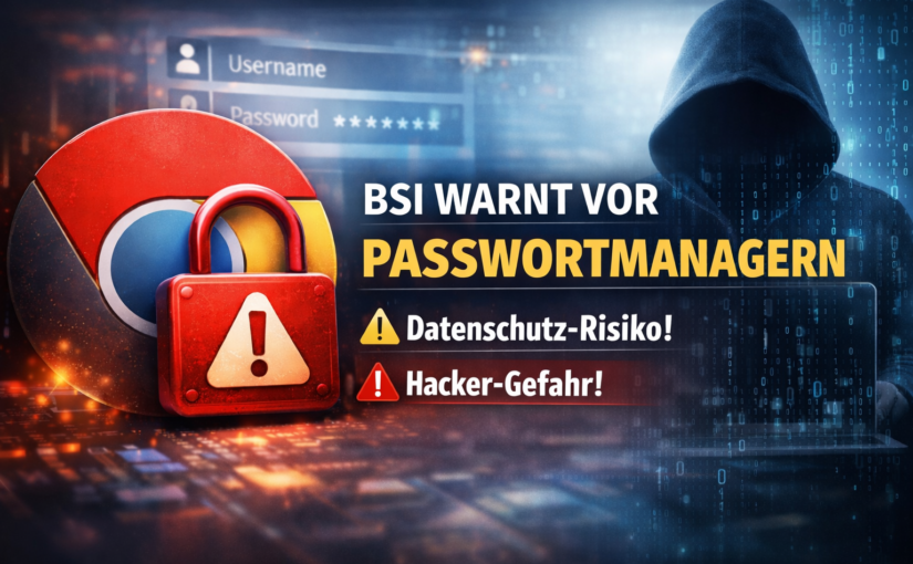 BSI warnt vor Google Passwortmanager: Was Nutzer jetzt wissen sollten
