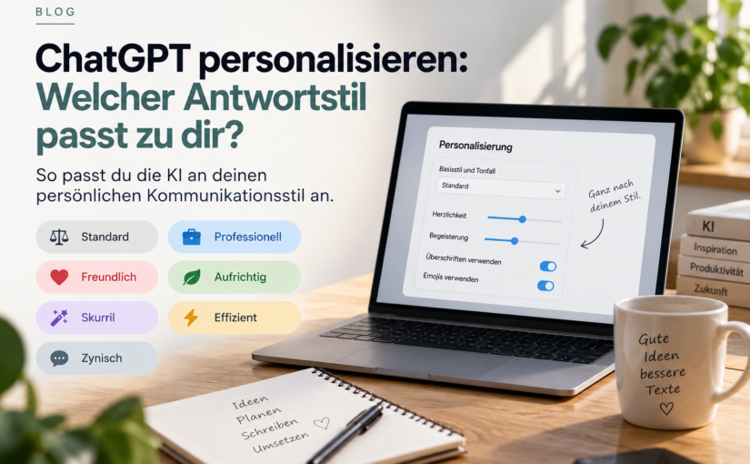 ChatGPT personalisieren: Welcher Antwortstil passt zu dir?